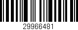 Código de barras (EAN, GTIN, SKU, ISBN): '29966481'