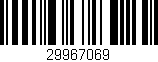 Código de barras (EAN, GTIN, SKU, ISBN): '29967069'
