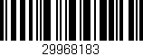 Código de barras (EAN, GTIN, SKU, ISBN): '29968183'