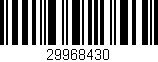 Código de barras (EAN, GTIN, SKU, ISBN): '29968430'