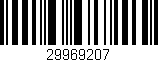 Código de barras (EAN, GTIN, SKU, ISBN): '29969207'
