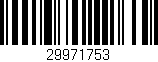 Código de barras (EAN, GTIN, SKU, ISBN): '29971753'