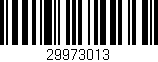 Código de barras (EAN, GTIN, SKU, ISBN): '29973013'