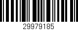 Código de barras (EAN, GTIN, SKU, ISBN): '29979185'