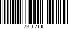 Código de barras (EAN, GTIN, SKU, ISBN): '2999-7190'