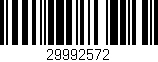 Código de barras (EAN, GTIN, SKU, ISBN): '29992572'