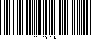 Código de barras (EAN, GTIN, SKU, ISBN): '29_199_0_M'