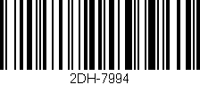 Código de barras (EAN, GTIN, SKU, ISBN): '2DH-7994'