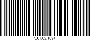 Código de barras (EAN, GTIN, SKU, ISBN): '3.01.02.1094'