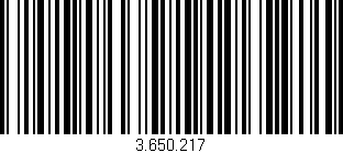 Código de barras (EAN, GTIN, SKU, ISBN): '3.650.217'