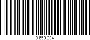 Código de barras (EAN, GTIN, SKU, ISBN): '3.650.284'