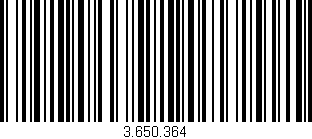Código de barras (EAN, GTIN, SKU, ISBN): '3.650.364'