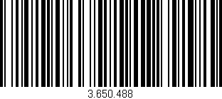 Código de barras (EAN, GTIN, SKU, ISBN): '3.650.488'