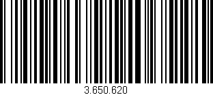 Código de barras (EAN, GTIN, SKU, ISBN): '3.650.620'
