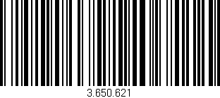 Código de barras (EAN, GTIN, SKU, ISBN): '3.650.621'