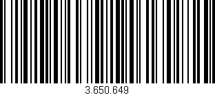 Código de barras (EAN, GTIN, SKU, ISBN): '3.650.649'