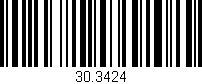 Código de barras (EAN, GTIN, SKU, ISBN): '30.3424'