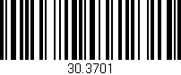 Código de barras (EAN, GTIN, SKU, ISBN): '30.3701'