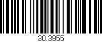 Código de barras (EAN, GTIN, SKU, ISBN): '30.3955'