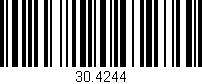 Código de barras (EAN, GTIN, SKU, ISBN): '30.4244'