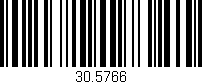 Código de barras (EAN, GTIN, SKU, ISBN): '30.5766'