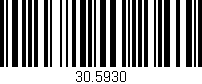 Código de barras (EAN, GTIN, SKU, ISBN): '30.5930'