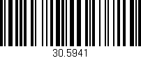Código de barras (EAN, GTIN, SKU, ISBN): '30.5941'
