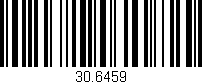 Código de barras (EAN, GTIN, SKU, ISBN): '30.6459'