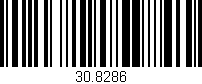 Código de barras (EAN, GTIN, SKU, ISBN): '30.8286'