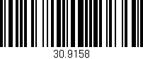 Código de barras (EAN, GTIN, SKU, ISBN): '30.9158'