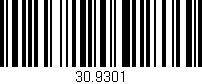 Código de barras (EAN, GTIN, SKU, ISBN): '30.9301'