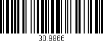 Código de barras (EAN, GTIN, SKU, ISBN): '30.9866'