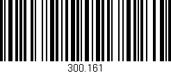 Código de barras (EAN, GTIN, SKU, ISBN): '300.161'