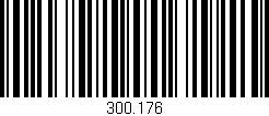 Código de barras (EAN, GTIN, SKU, ISBN): '300.176'