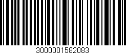 Código de barras (EAN, GTIN, SKU, ISBN): '3000001582083'