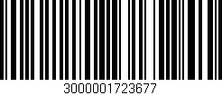 Código de barras (EAN, GTIN, SKU, ISBN): '3000001723677'