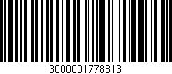 Código de barras (EAN, GTIN, SKU, ISBN): '3000001778813'