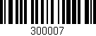 Código de barras (EAN, GTIN, SKU, ISBN): '300007'