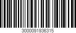 Código de barras (EAN, GTIN, SKU, ISBN): '3000091936315'