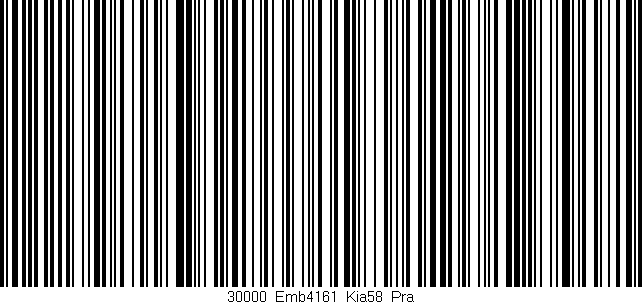 Código de barras (EAN, GTIN, SKU, ISBN): '30000_Emb4161_Kia58_Pra'