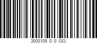 Código de barras (EAN, GTIN, SKU, ISBN): '3000109_0_0_GG'
