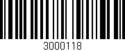 Código de barras (EAN, GTIN, SKU, ISBN): '3000118'