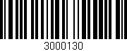 Código de barras (EAN, GTIN, SKU, ISBN): '3000130'