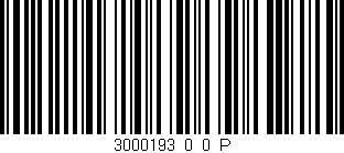 Código de barras (EAN, GTIN, SKU, ISBN): '3000193_0_0_P'