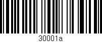Código de barras (EAN, GTIN, SKU, ISBN): '30001a'