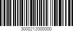 Código de barras (EAN, GTIN, SKU, ISBN): '3000212000000'