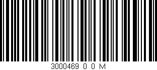 Código de barras (EAN, GTIN, SKU, ISBN): '3000469_0_0_M'