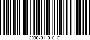 Código de barras (EAN, GTIN, SKU, ISBN): '3000491_0_0_G'