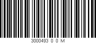 Código de barras (EAN, GTIN, SKU, ISBN): '3000493_0_0_M'