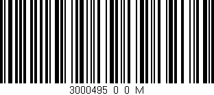 Código de barras (EAN, GTIN, SKU, ISBN): '3000495_0_0_M'